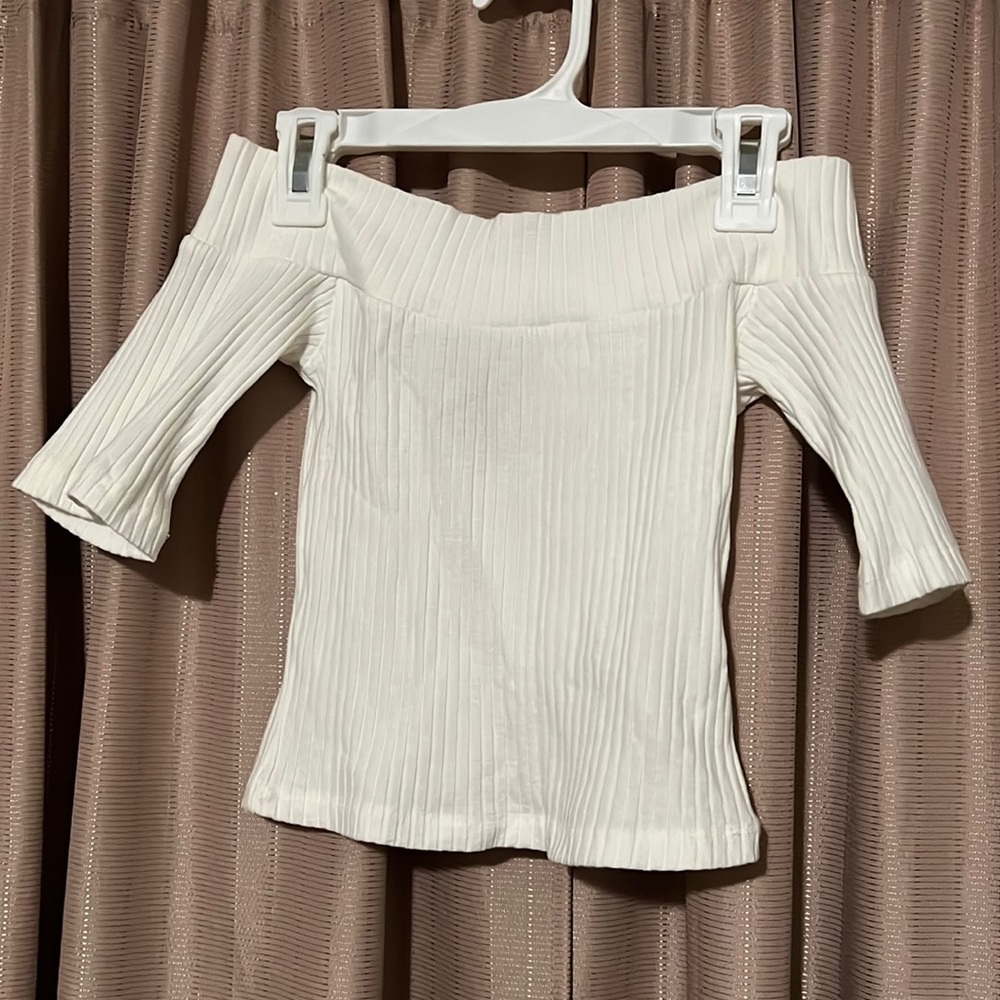 Ribbed crop top